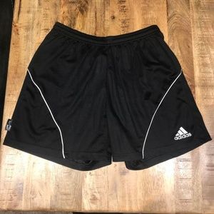 black Adidas shorts